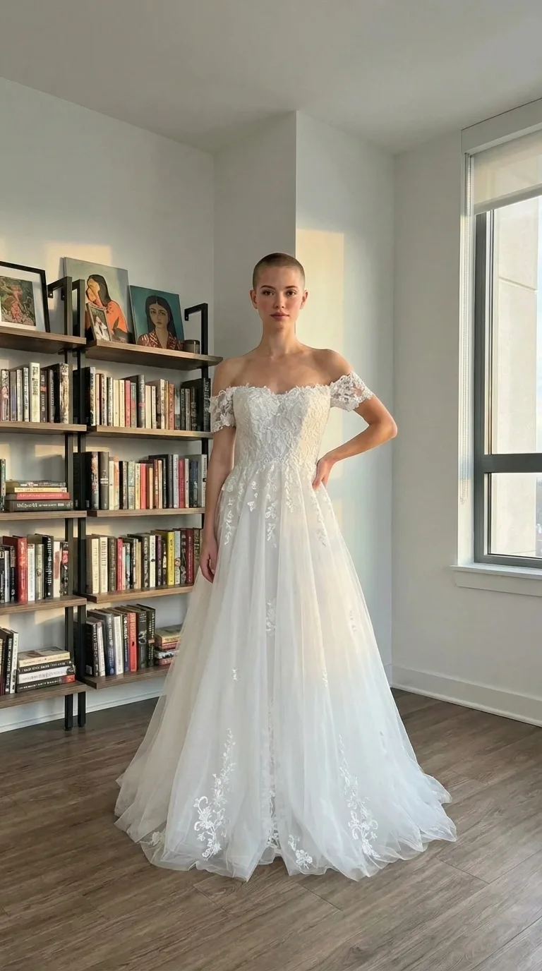 halter top dresses Ladivine CD796W Stretch Spandex Fitted Halter Bridal Dress, Off White / 4